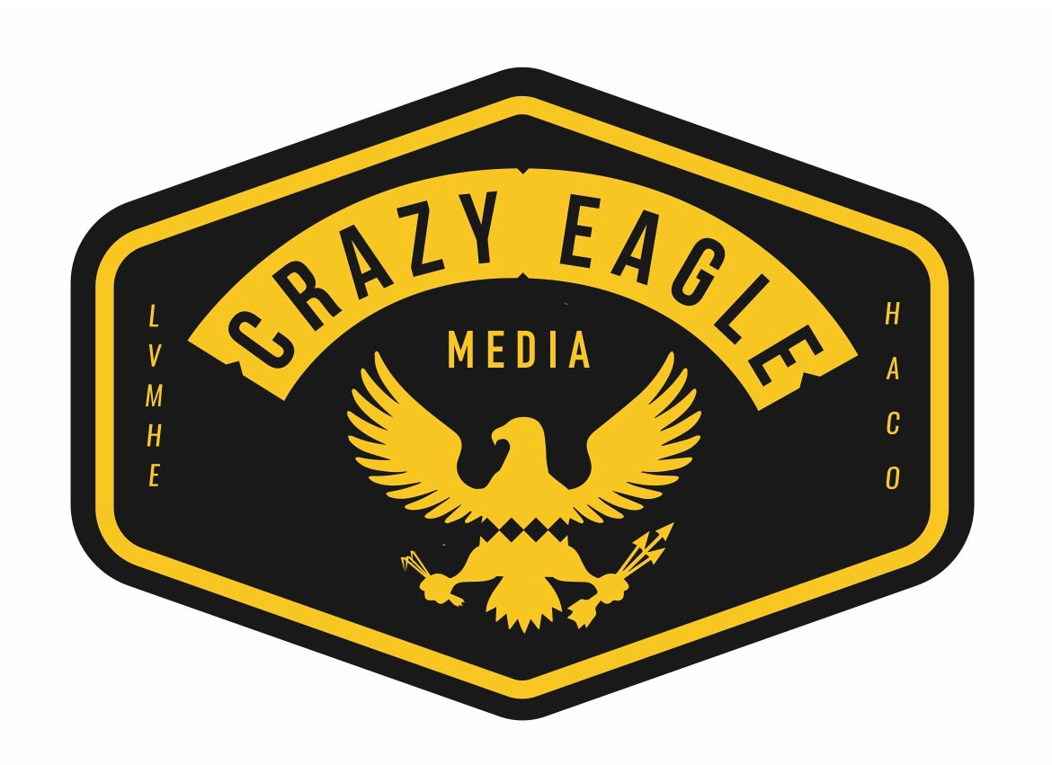 Crazy Eagle Media Sticker
