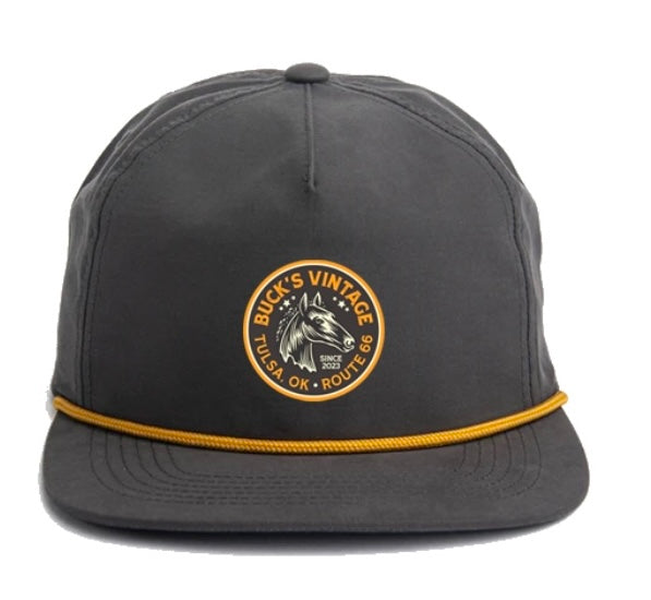 Buck's Vintage Horse Hat Gray