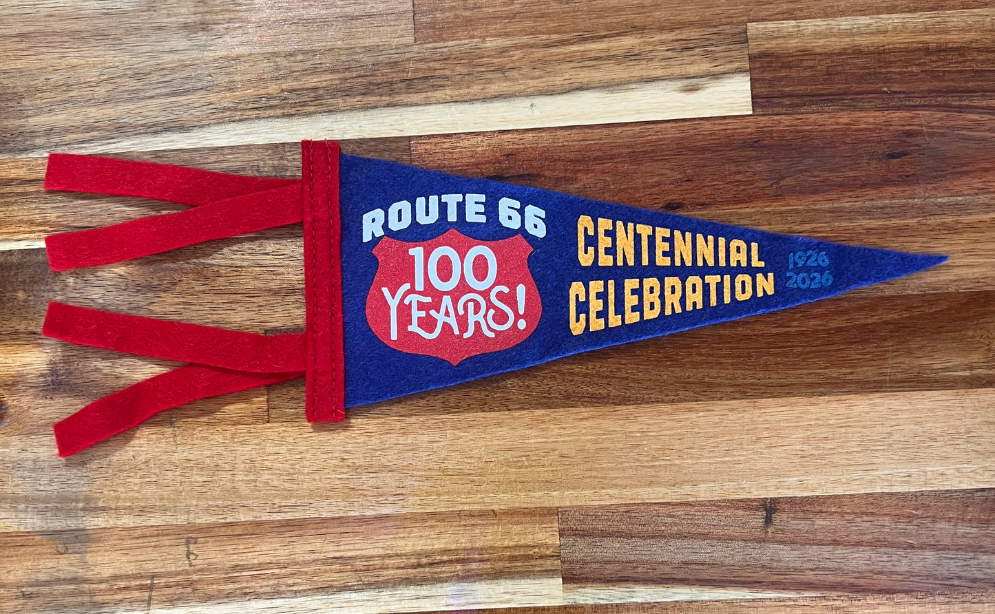 100 Years Mini Pennant 4” x 9”
