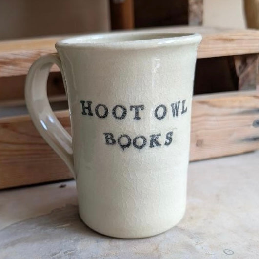 Hoot Owl Books Fat City Clay Mug