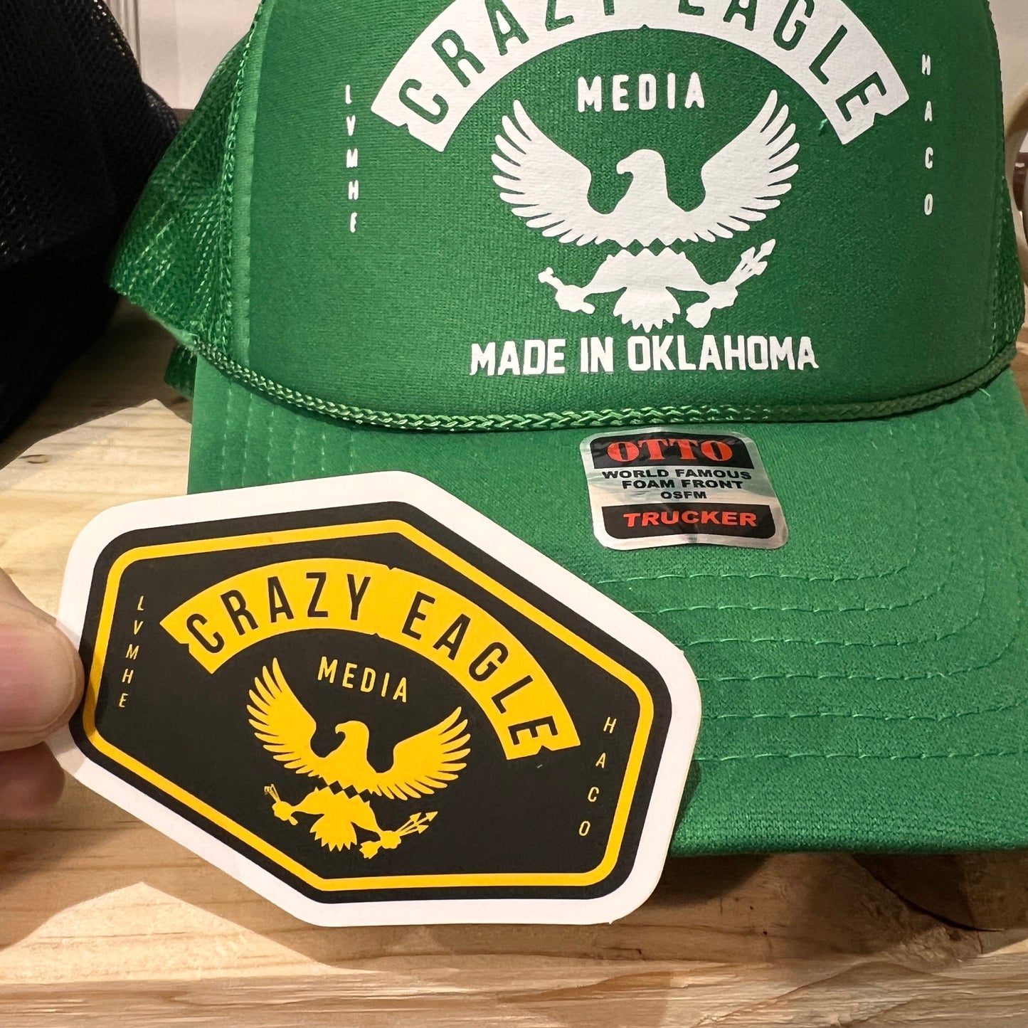 Crazy Eagle Media Sticker