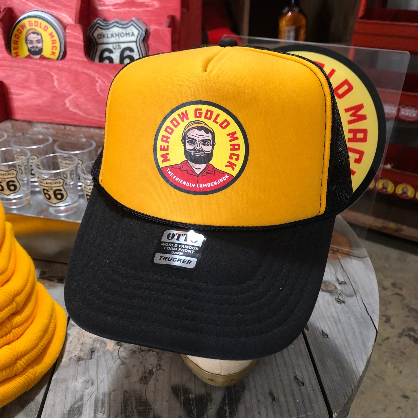 Meadow Gold Mack Circle Logo Foam Trucker Hat