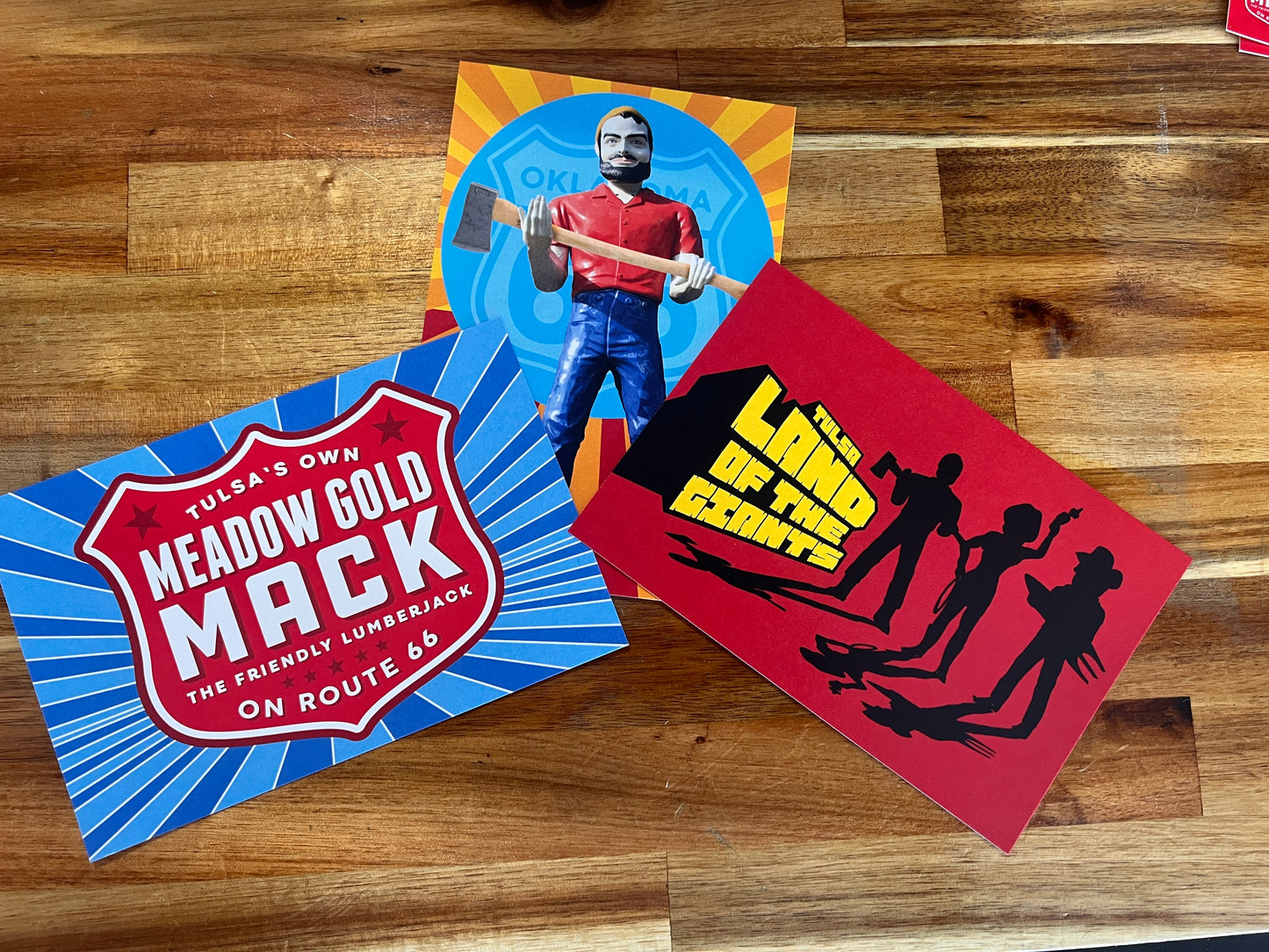 Meadow Gold Mack Postcards