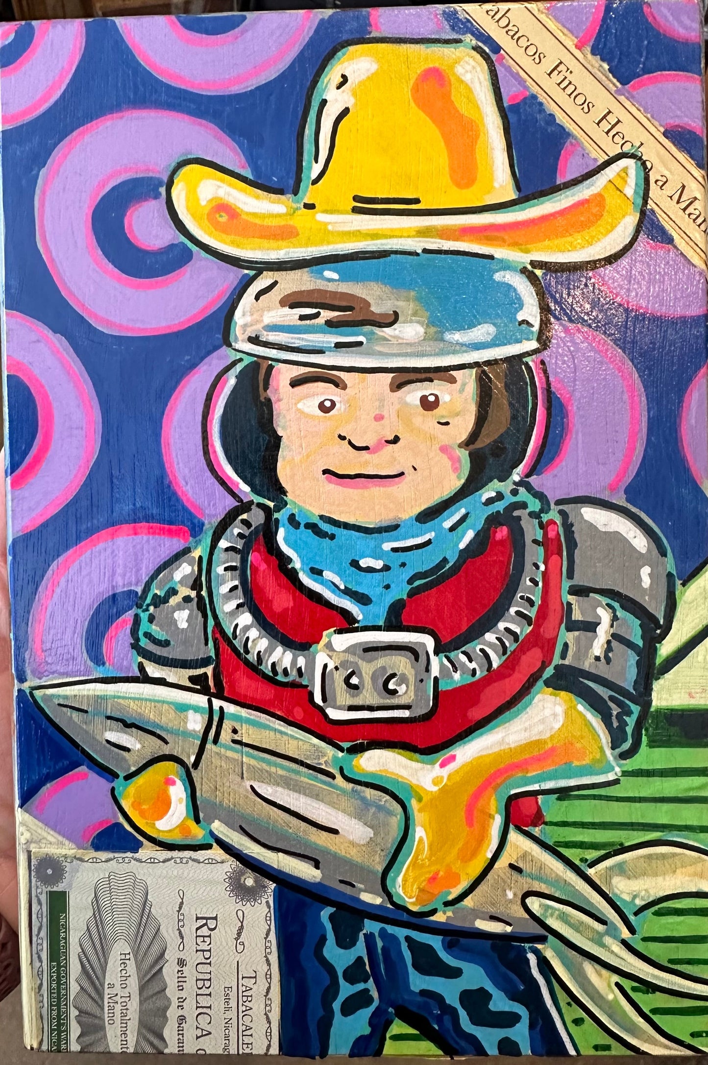 Buck Atom Cigar Box Art