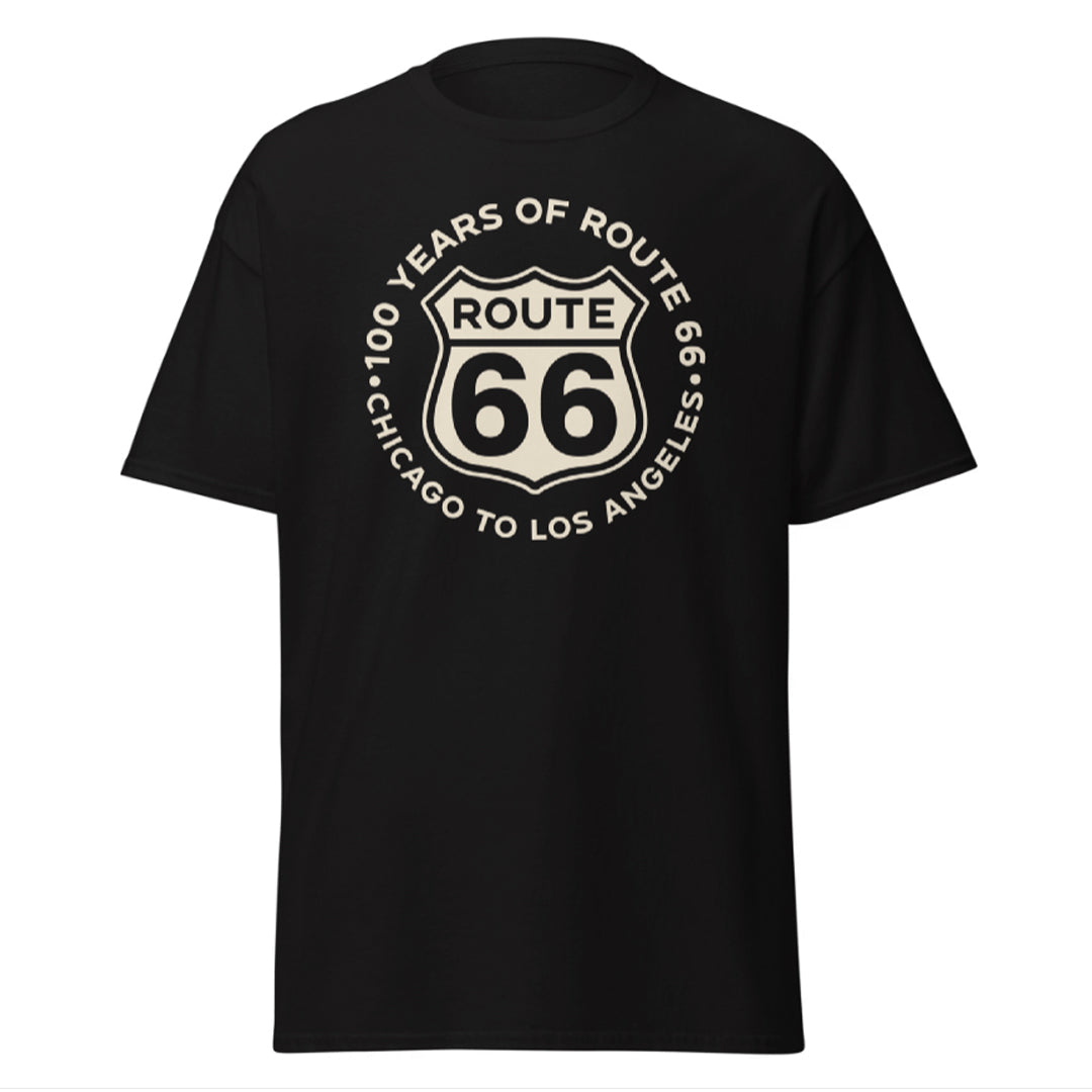 Round 100 Years of Route 66 Tee