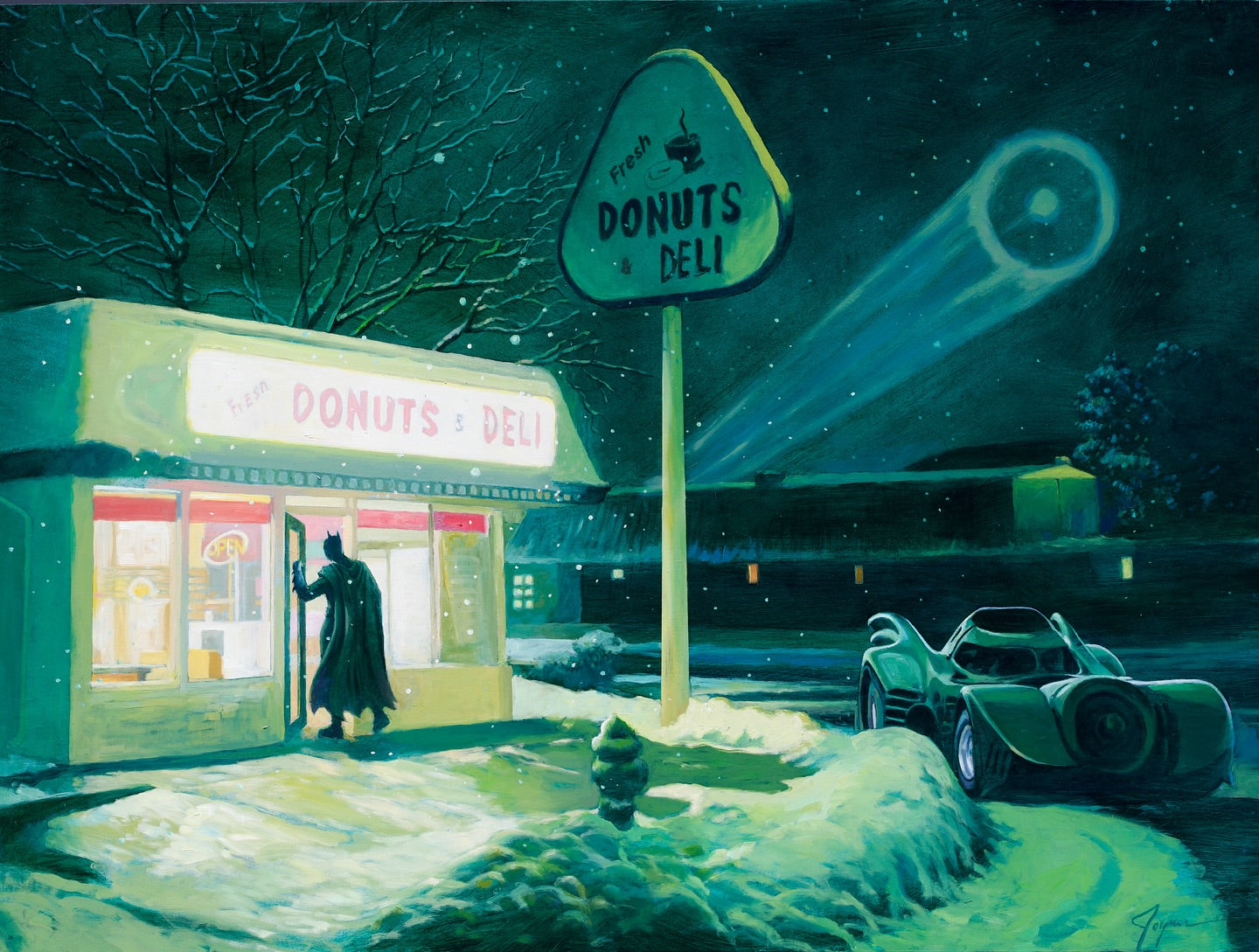 Eric Joyner Bat Break 17 x 22