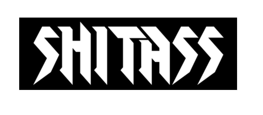 Shitass Metal Bumper Sticker