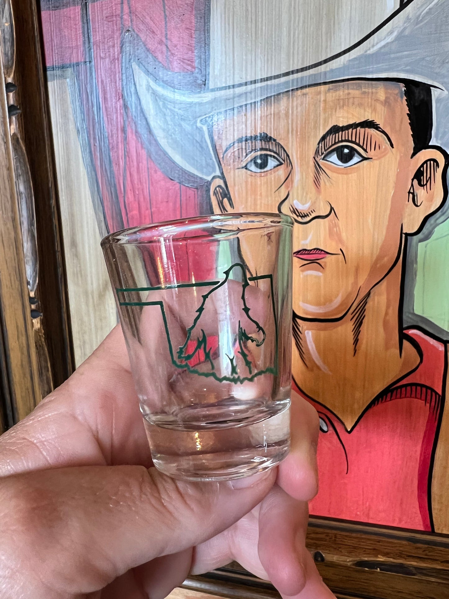 Bigfoot Shot Glass