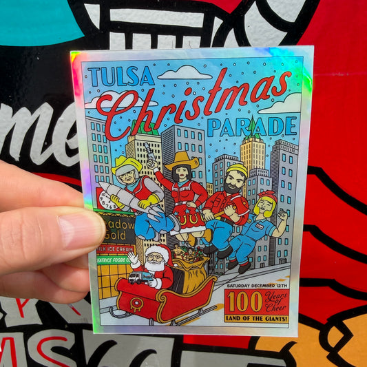 Tulsa Christmas Parade Sticker