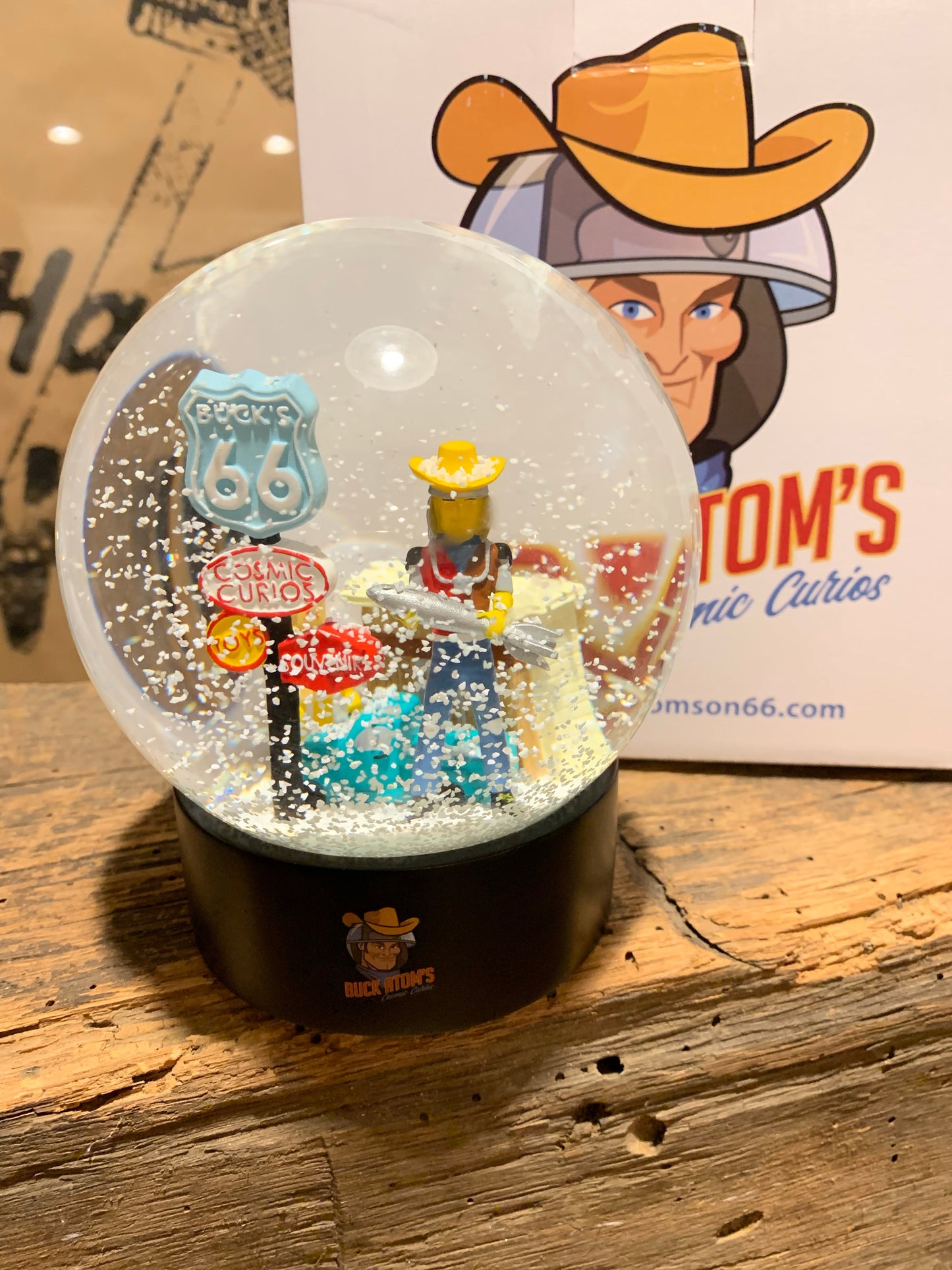 Buck Atom’s Snow Globe