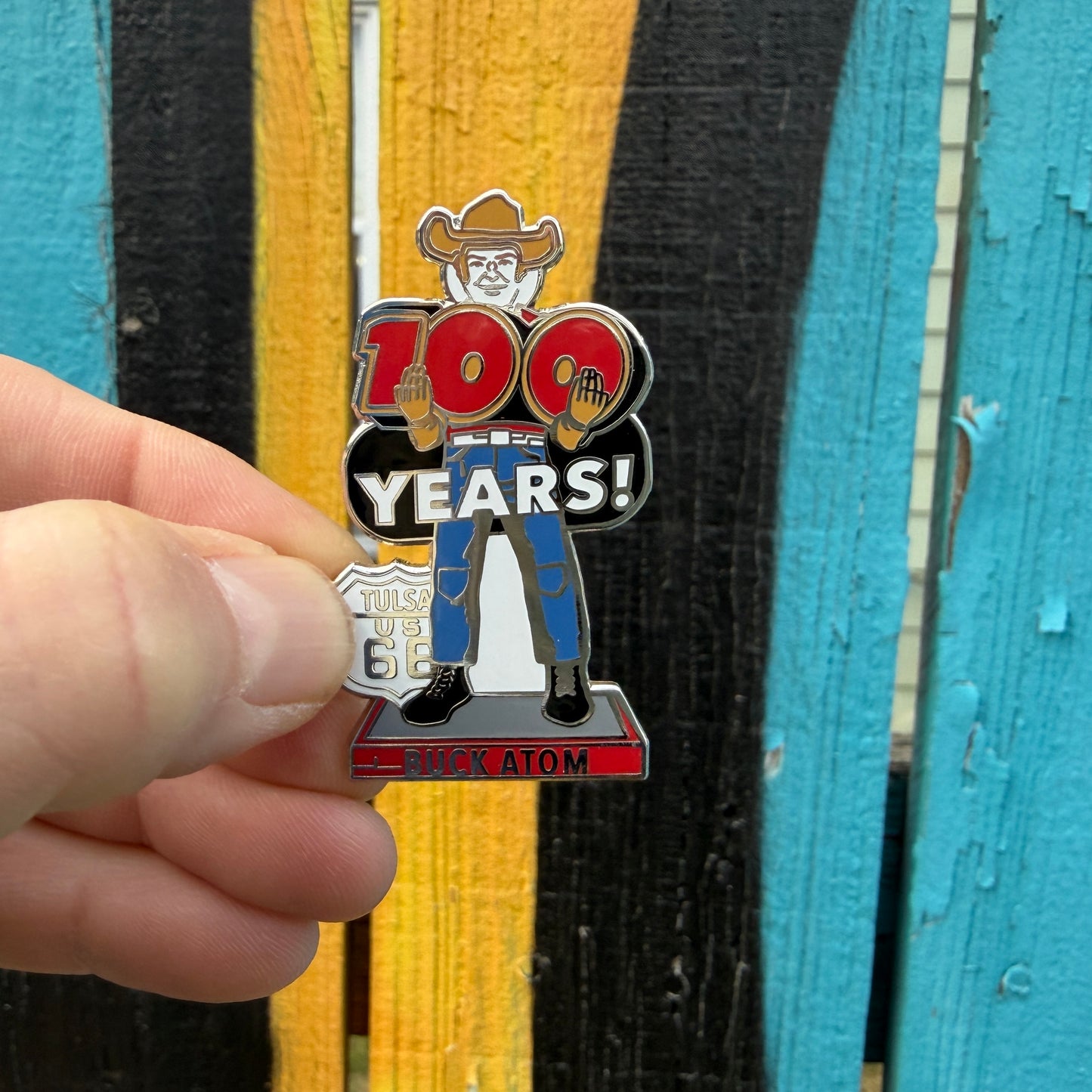 100 Years Buck Centennial Metal Magnet