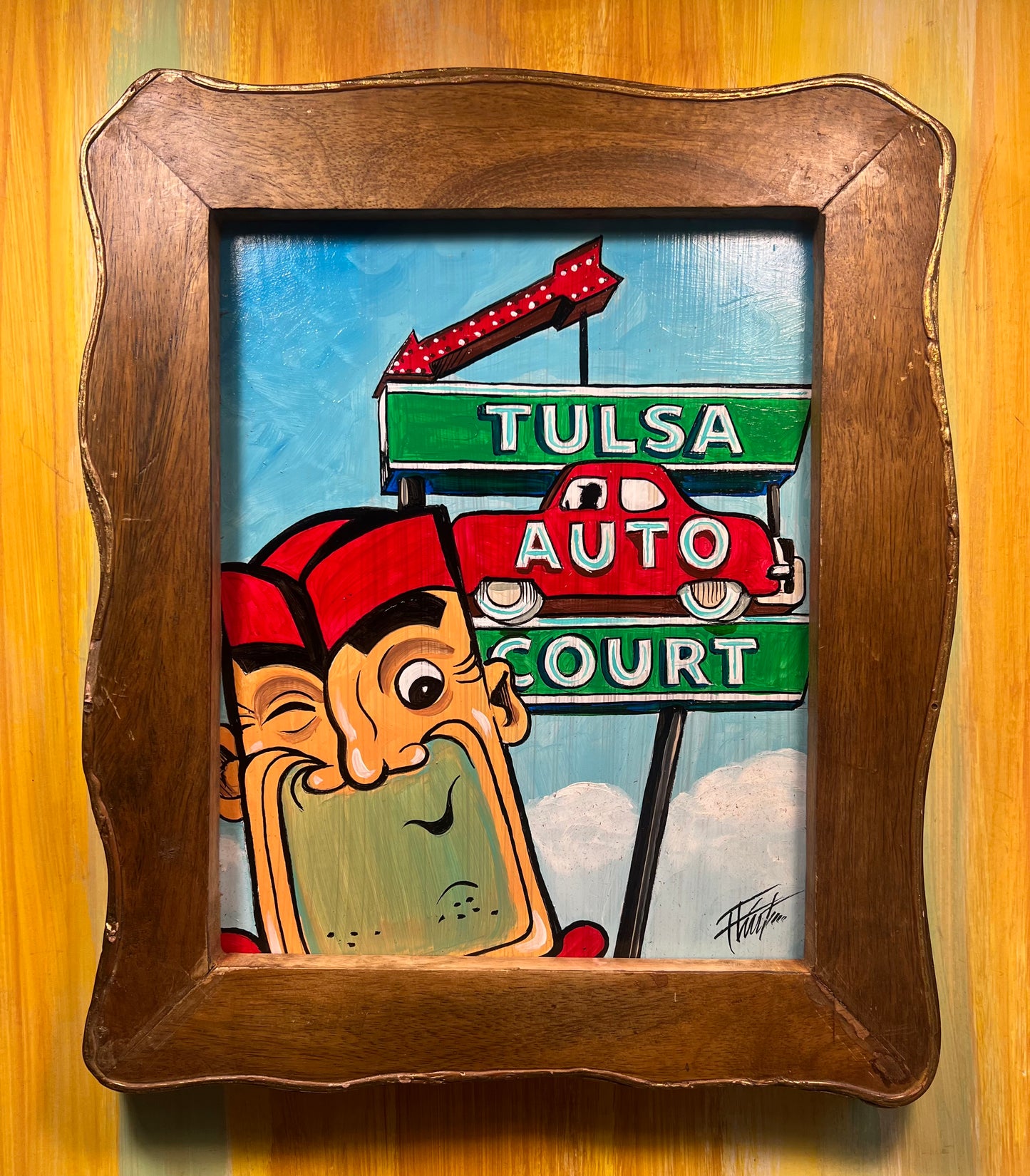 Tulsa Auto Court By William Bubba Flint