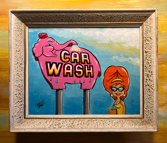 Flint Pink Elephant Car Wash