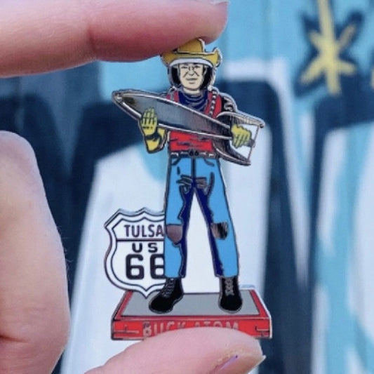 Buck Atom Metal Magnet