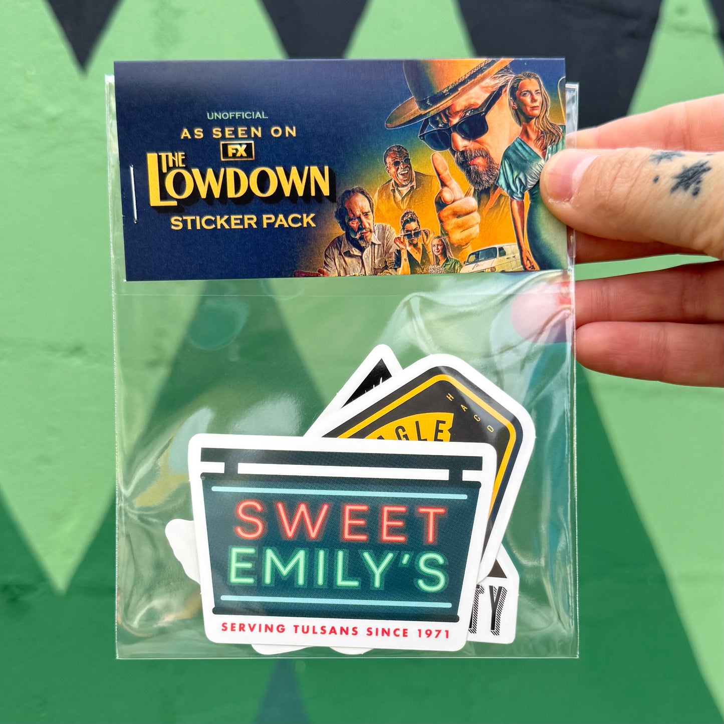 The Lowdown sticker pack