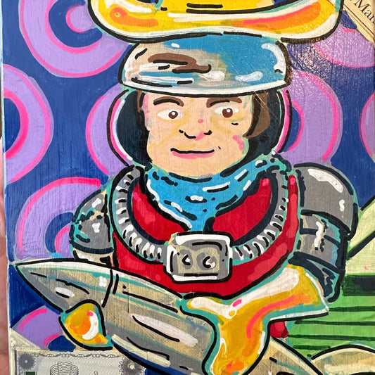 Buck Atom Cigar Box Art