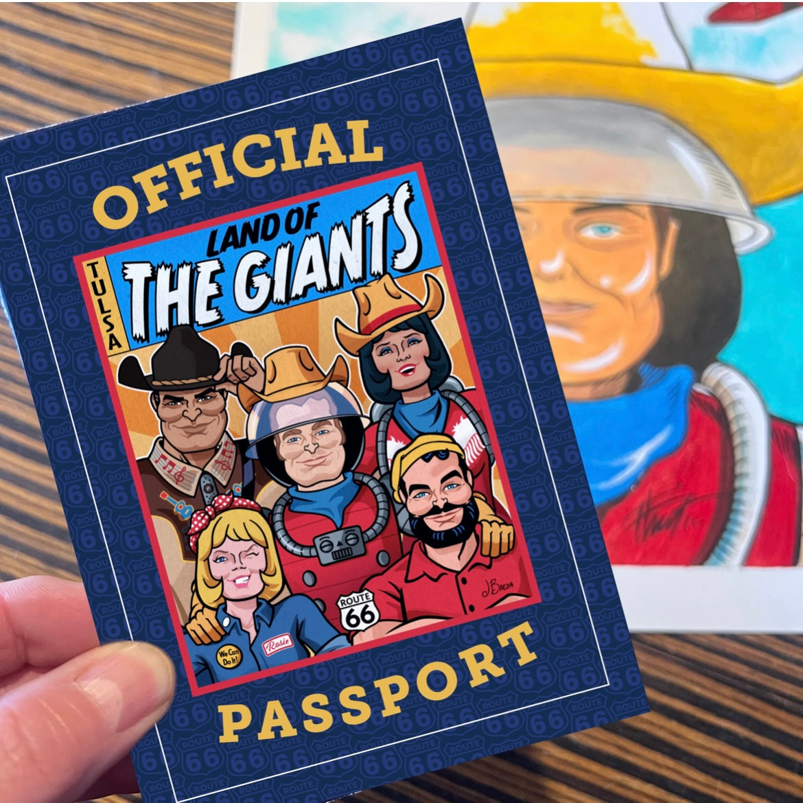 Official Land of the Giants Passport Stamp Book