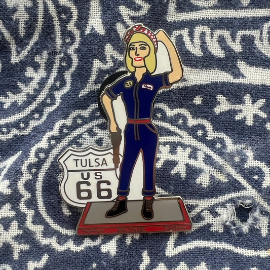 Rosie Metal Magnet