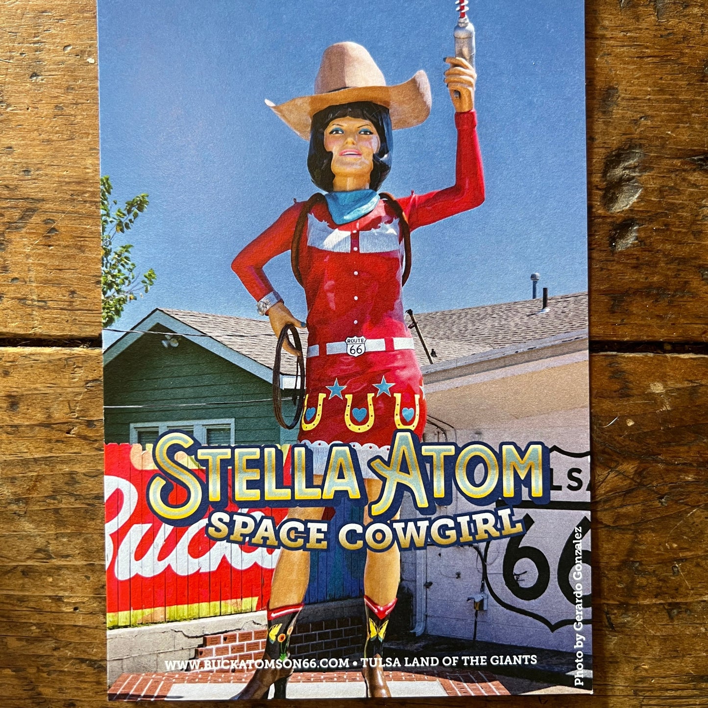 Stella Atom Space Cowgirl Land of the Giants Souvenir Poster