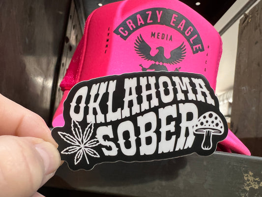 Oklahoma Sober Sticker