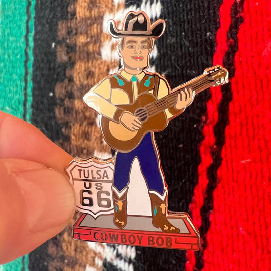 Cowboy Bob Metal Magnet