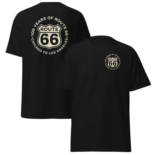 Round 100 Years of Route 66 Tee