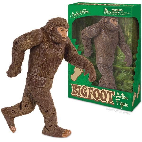 The Bigfoot Action Figure pays homage to a cryptozoological creature that just wants to be left alone. He's grown his hair out and lives off the grid deep in the woods of the Pacific Northwest. But, like some kind of obsessed paparazzi, we can't stop tryi