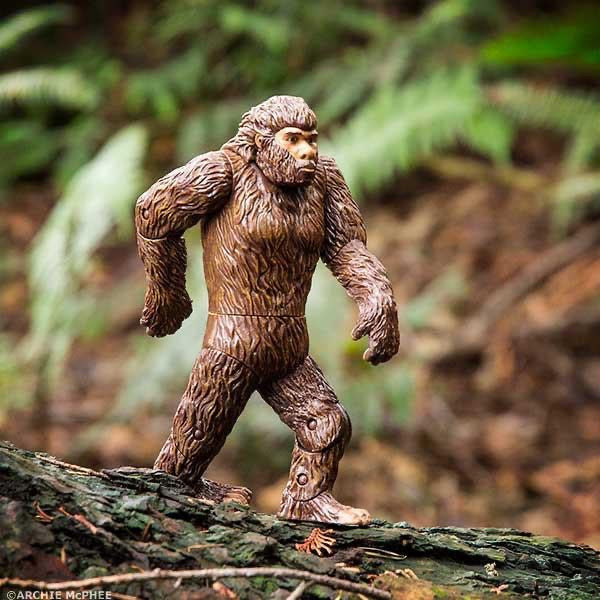 The Bigfoot Action Figure pays homage to a cryptozoological creature that just wants to be left alone. He's grown his hair out and lives off the grid deep in the woods of the Pacific Northwest. But, like some kind of obsessed paparazzi, we can't stop tryi